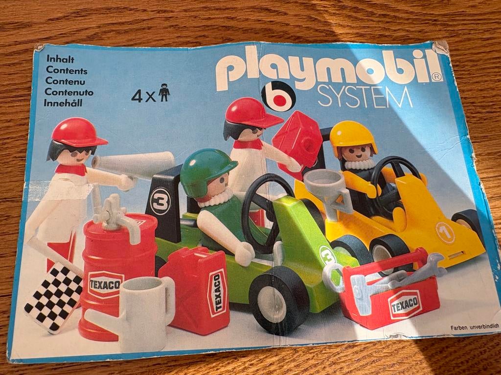 Playmobil raceteam jaren 70/80, Ophalen of Verzenden, Overige typen