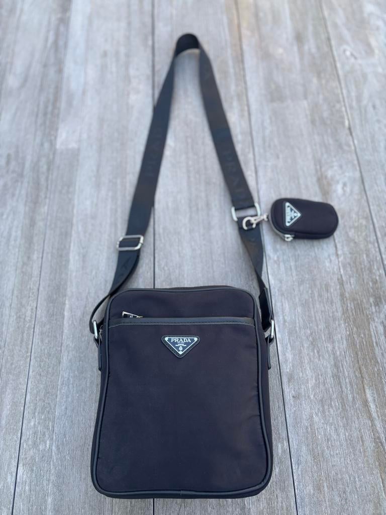 Prada tas zwart, Ophalen of Verzenden, Zo goed als nieuw, Zwart