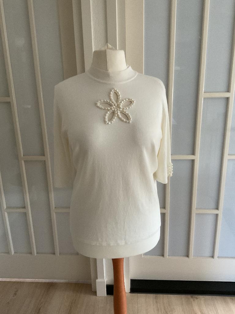 Leo & ugo Top mt.xxl nieuw, Wit, Maat 46/48 (XL) of groter, Nieuw, Ophalen of Verzenden