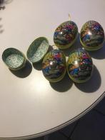Vijf vintage papier mache paaseieren, Ophalen of Verzenden, Zo goed als nieuw