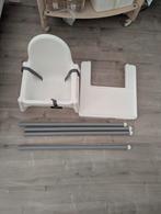 Ikea Antilop kinderstoel met blad, grijze poten, Ophalen of Verzenden