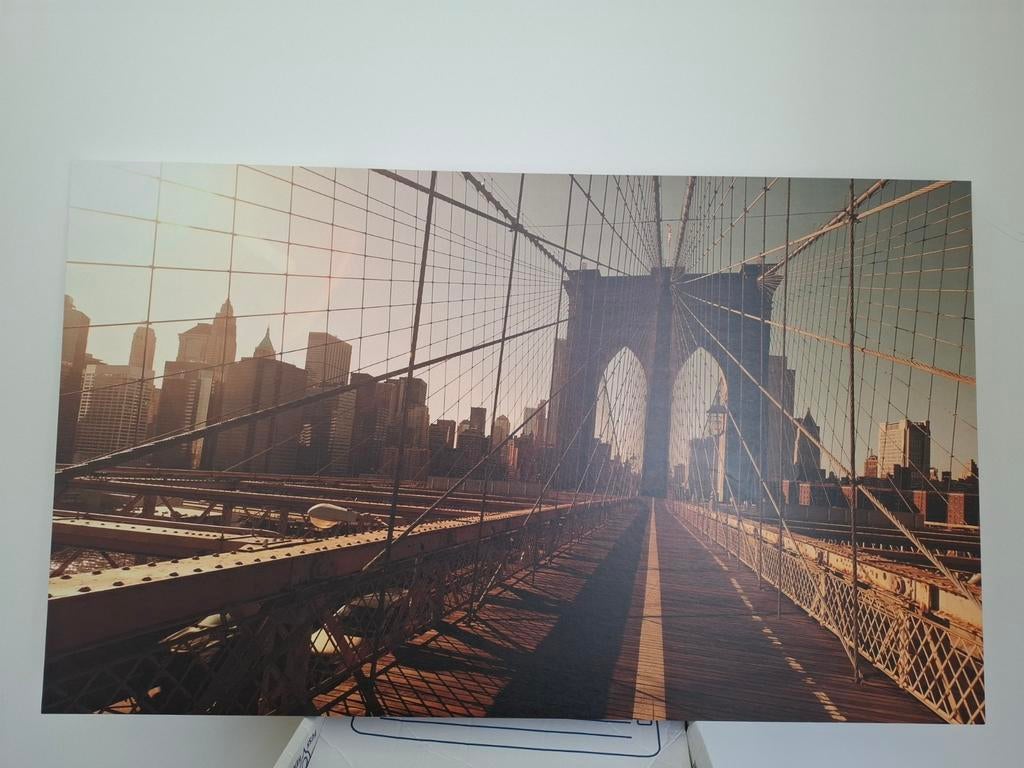 Foto Brooklyn Bridge, Ophalen of Verzenden