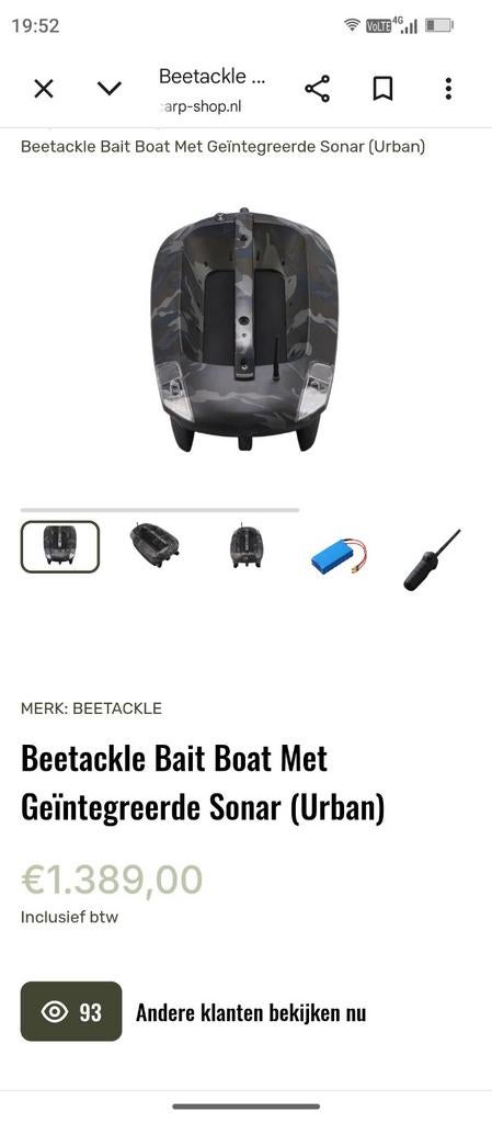 Voerboot nieuw met extra opties NdS7, Watersport en Boten, Hengelsport | Karpervissen, Ophalen of Verzenden, Nieuw, Overige typen