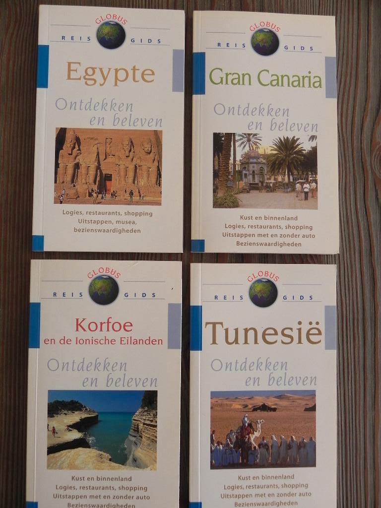 TE KOOP; GLOBUS REISGIDSEN  4 STUKS, Zo goed als nieuw, Reisgids of -boek, Azië, Ophalen