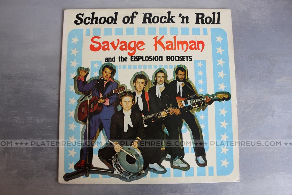 LP Savage Kalman – School Of Rock 'N Roll ( 1979 ) 3827, Ophalen of Verzenden, Gebruikt, 12 inch, Rock-'n-Roll