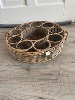 Mooie grote rattan ronde mand/ dienblad Riviera Maison, Huis en Inrichting, Woonaccessoires | Overige, Ophalen of Verzenden, Zo goed als nieuw