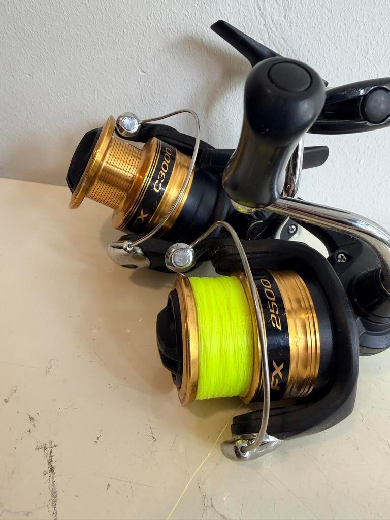 Shimano FX C3000 en FX 2500 verkocht !!!, Ophalen, Gebruikt, Molen