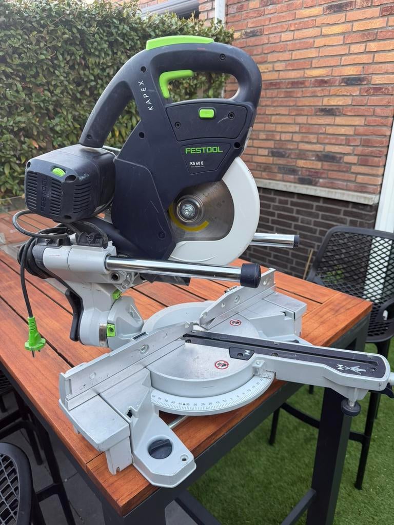 Festool afkortzaag KS60 E, zo goed als nieuw!!, Doe-het-zelf en Verbouw, Gereedschap | Zaagmachines, Ophalen, Zo goed als nieuw