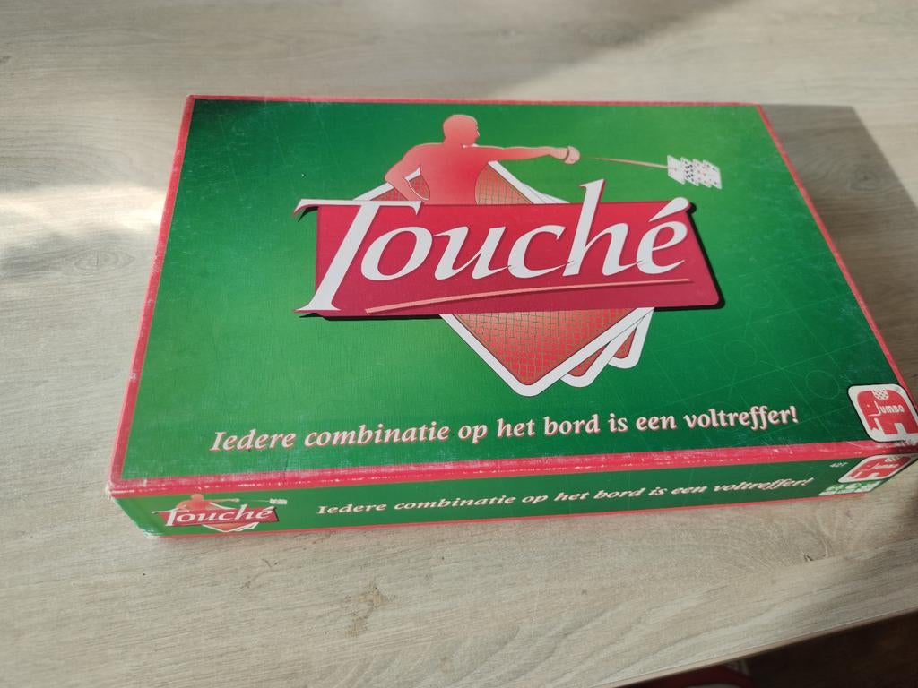 Touche bordspel - Klassiek familiekaartspel, Hobby en Vrije tijd, Gezelschapsspellen | Bordspellen, Ophalen of Verzenden, Drie of vier spelers