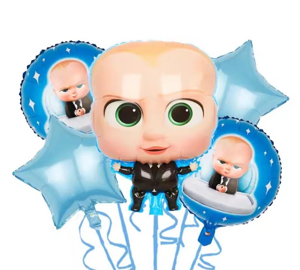 Boss Baby Folieballonnen Set - Nieuw, Ophalen of Verzenden, Nieuw, Versiering, Verjaardag