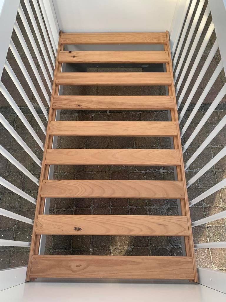 Babybed, Ophalen, Zo goed als nieuw, Minder dan 140 cm, Matras