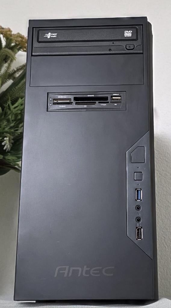 Razendsnelle i3 MSI Pc In Mooie Nette Antec Kast Wind 11, Msi, Met monitor, 8 GB, Ophalen of Verzenden