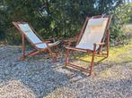 tuinstoelen, Tuin en Terras, Ophalen, Zo goed als nieuw, Hout, Inklapbaar