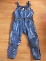 Leren blauwe motorbroek politie - maat L, Motoren, Kleding | Motorkleding, Topskin, Broek | leer, Heren, Ophalen of Verzenden