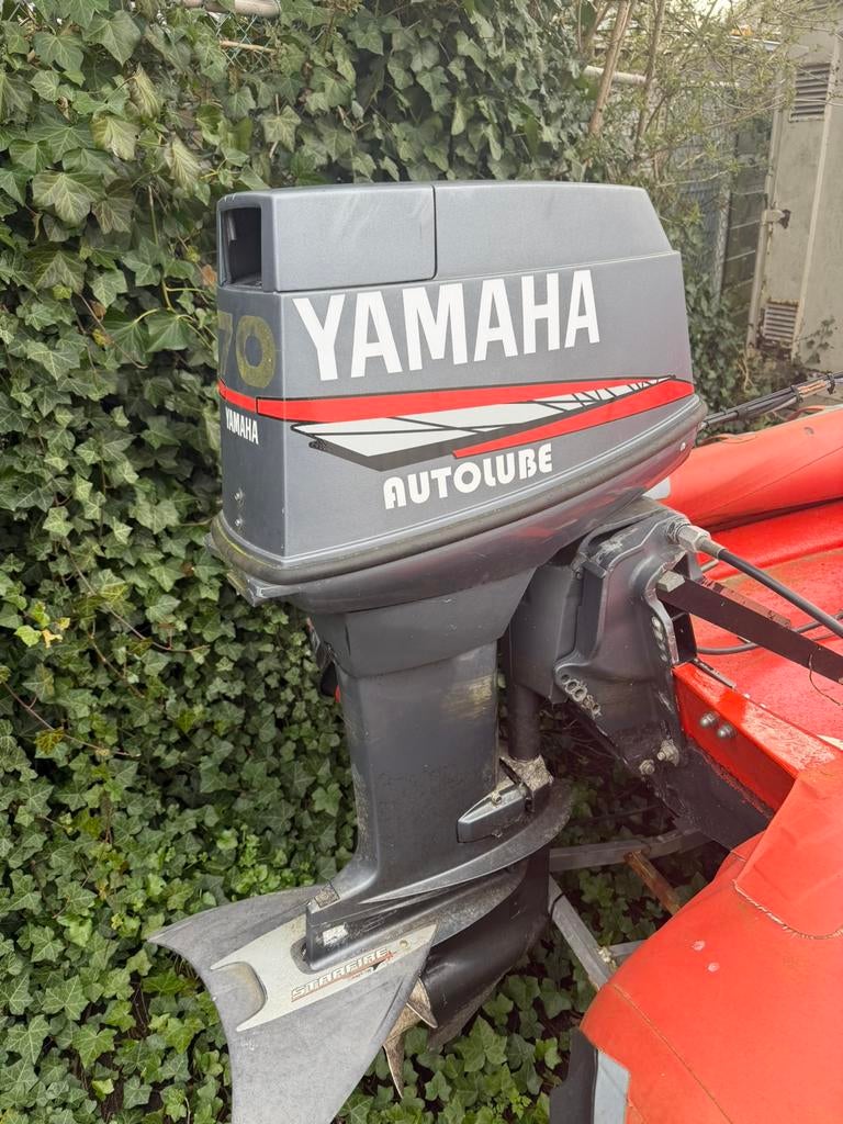 Yamaha autolube 50pk langstaart, Ophalen, Zo goed als nieuw, Benzine, 30 pk of meer
