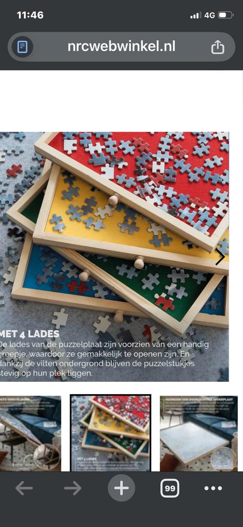 Puzzelplaat nieuw, Ophalen, 500 t/m 1500 stukjes, Nieuw, Overige typen