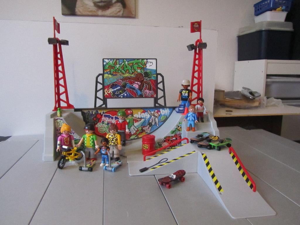 Playmobil skatebaan, Ophalen of Verzenden, Gebruikt, Complete set