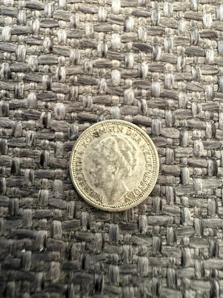 10 cent 1937 zilver, Postzegels en Munten, Munten | Nederland, Zilver, Ophalen of Verzenden, 10 cent, Koningin Wilhelmina