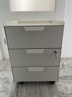 Ladeblok wit met wieltjes, Huis en Inrichting, Ophalen, Minder dan 50 cm, Zo goed als nieuw, 3 of 4 laden