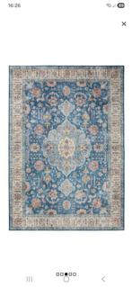 Blauw vloerkleed Laury van Benuta - 200x300, Huis en Inrichting, Ophalen, Blauw, 150 tot 200 cm, 200 cm of meer