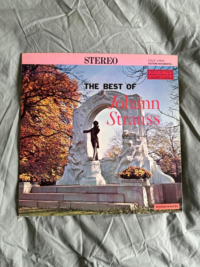 The Best of Johann Strauss LP, Cd's en Dvd's, Vinyl | Klassiek, Ophalen, Gebruikt, Romantiek, 12 inch