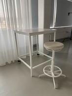 IKEA Trotten sta-tafel / bureau op wielen - wit, Ophalen, Zo goed als nieuw