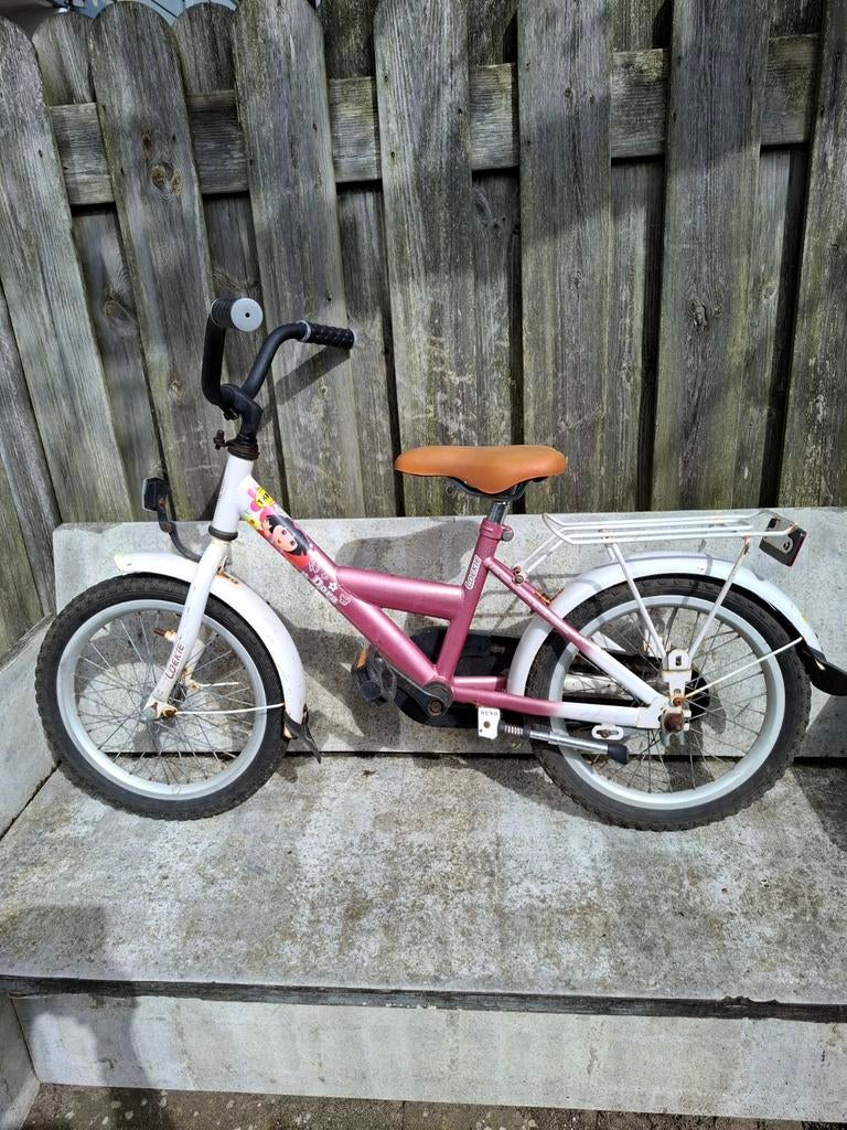 Loekie. Type " DORA " 16 inch meisjesfiets, Ophalen of Verzenden, Gebruikt, 16 tot 20 inch