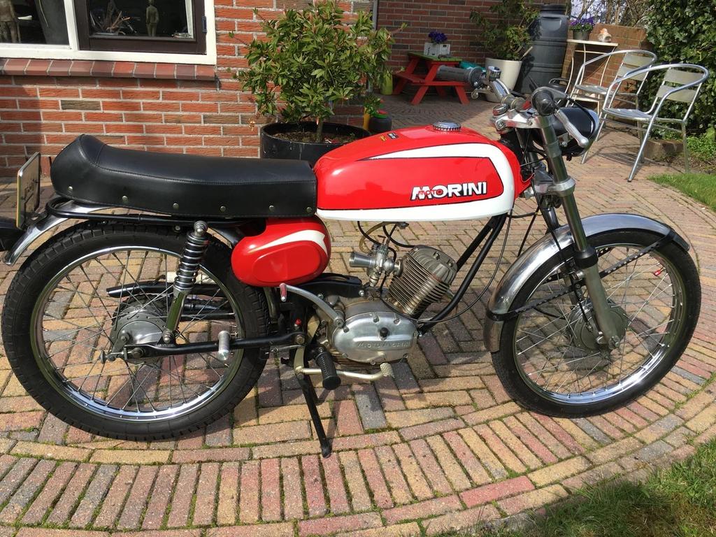 Oldtimer Moto Morini uit 1973, Fietsen en Brommers, Brommers | Oldtimers, Ophalen, 4 versnellingen, Overige merken