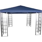 Paviljoen dak 3x3 meter kleur blauw, Ophalen of Verzenden, Minder dan 5 meter, Paviljoen