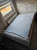 Tiener twijfelaarbed 120x200cm met matras en lades t.e.a.b., Huis en Inrichting, Slaapkamer | Bedden, Ophalen, Wit, Zo goed als nieuw