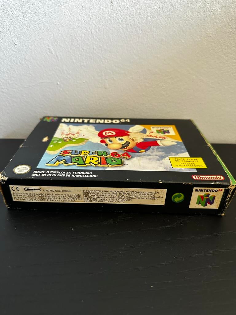 Super Mario 64 N64 - Compleet met doos en handleiding, Spelcomputers en Games, Games | Nintendo 64, Zo goed als nieuw, Platform