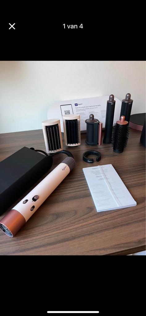 Dyson Airwrap Complete Long Ceramic pink/Rose gold, Ophalen, Zo goed als nieuw, Föhn of Haardroger