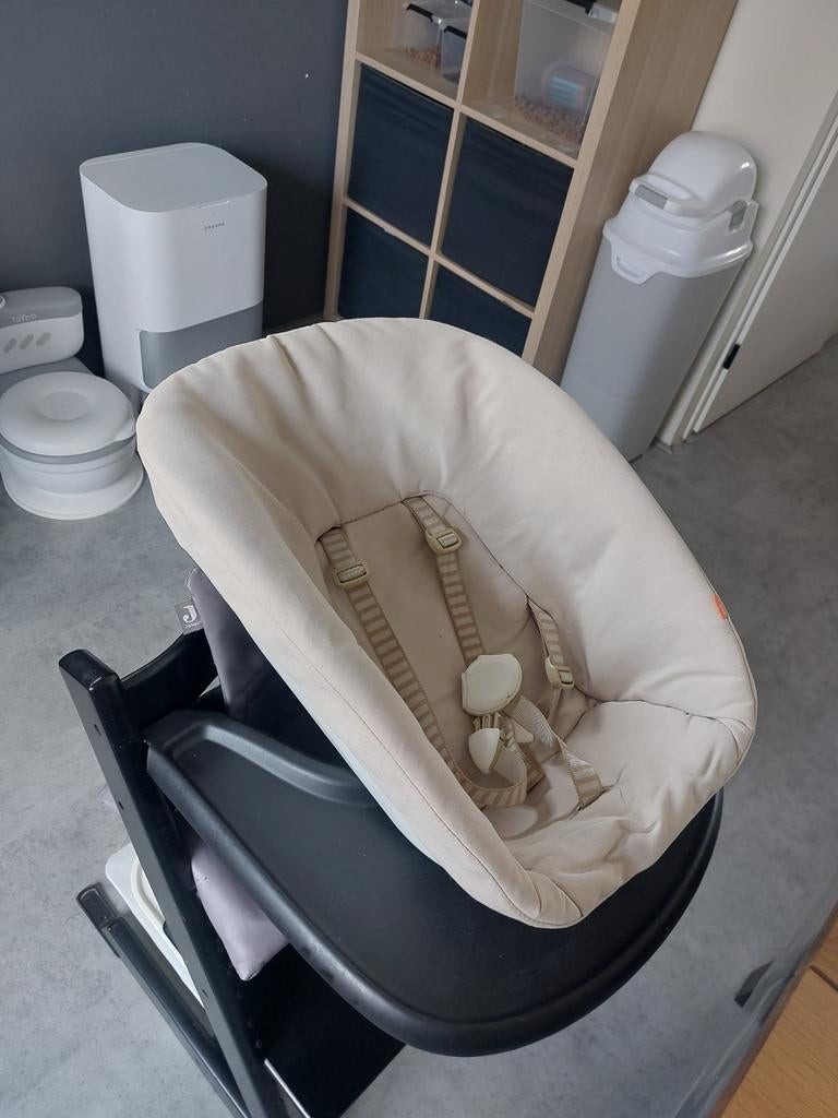 Stokke Tripp Trapp babykuip met gordel - oud model, Kinderen en Baby's, Kinderstoelen, Ophalen, Gebruikt, Meegroeistoel, Gordel(s)