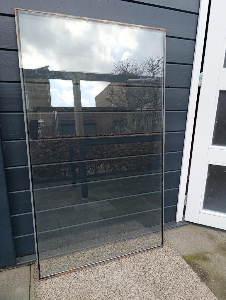 Dubbel glas raam uit buitendeur, Ophalen, Gebruikt, Minder dan 80 cm, Dubbelglas