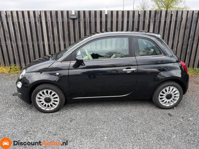 Fiat 500 1.0 Hybrid Dolcevita panorama, Auto's, Fiat, Voorwielaandrijving, Euro 6, 4 stoelen, Leder en Stof