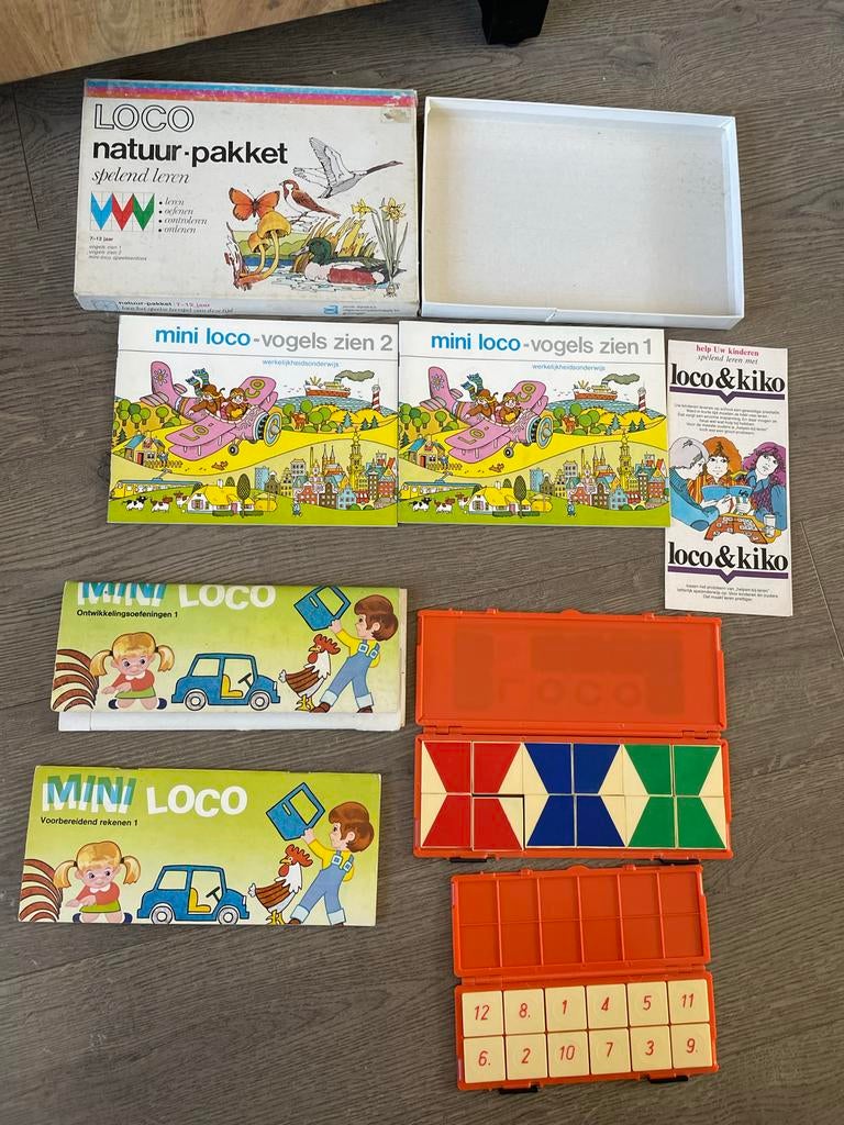 Grote set Loco en Mini Loco - Compleet en Origineel, Ophalen of Verzenden, Gebruikt, Puzzelen