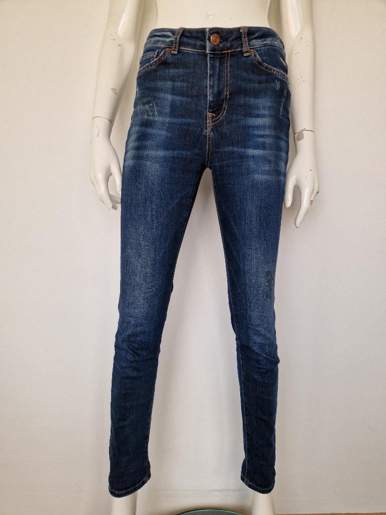 Blue Daze jeans. Maat 34. Blauw, Blauw, Verhip-vintage.nl, Ophalen of Verzenden, Zo goed als nieuw