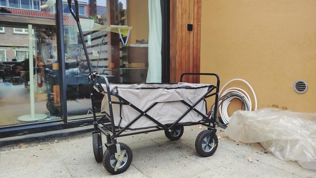 Opvouwbare bolderkar - Ideaal voor uitjes!, Caravans en Kamperen, Bolderkarren, Ophalen, Opvouwbaar, Gebruikt