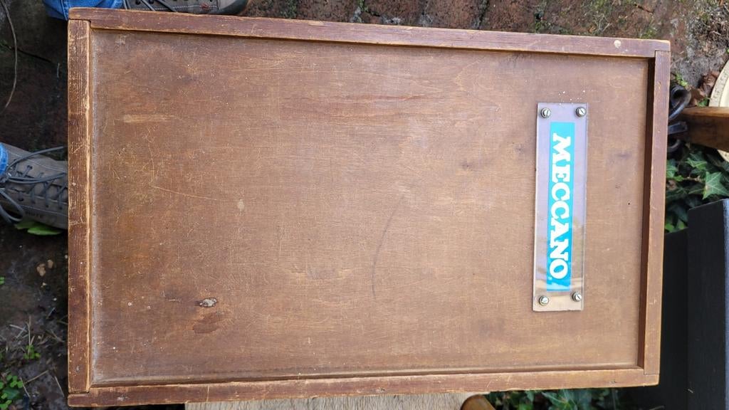 Doos Meccano onderdelen, Ophalen of Verzenden