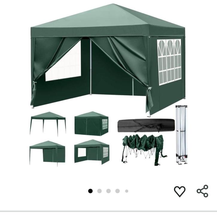 partytent 3x3, Tuin en Terras, Partytenten, Nieuw, Partytent, 2 meter of meer, Minder dan 5 meter, Minder dan 4 meter, Opvouwbaar