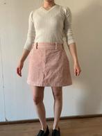 Roze ribfluwelen rok 100% katoen van Vanilia - maat 40, Ophalen of Verzenden, Zo goed als nieuw, Roze, Maat 36 (S)