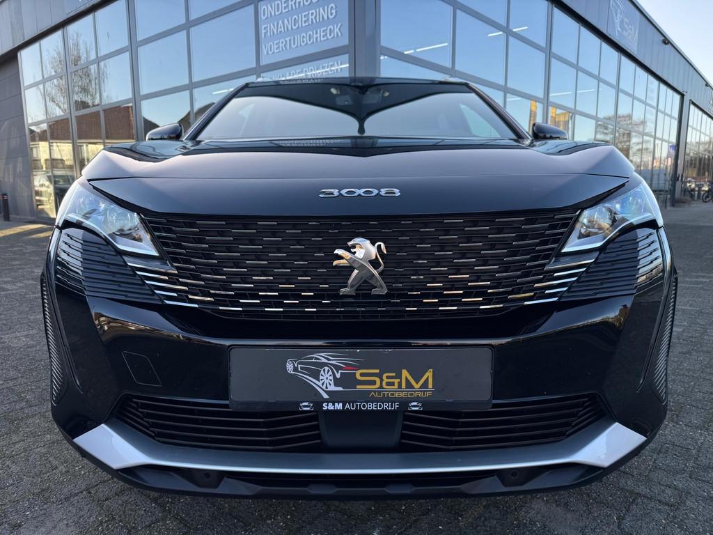 Peugeot 3008 1.2 PureTech GT LINE, Auto's, Gebruikt, Zwart, Bedrijf, 690 kg