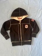 Zwart vest met capuchon en teddy voering maat 110-116, Ophalen of Verzenden, Zo goed als nieuw, Jongen of Meisje, Trui of Vest