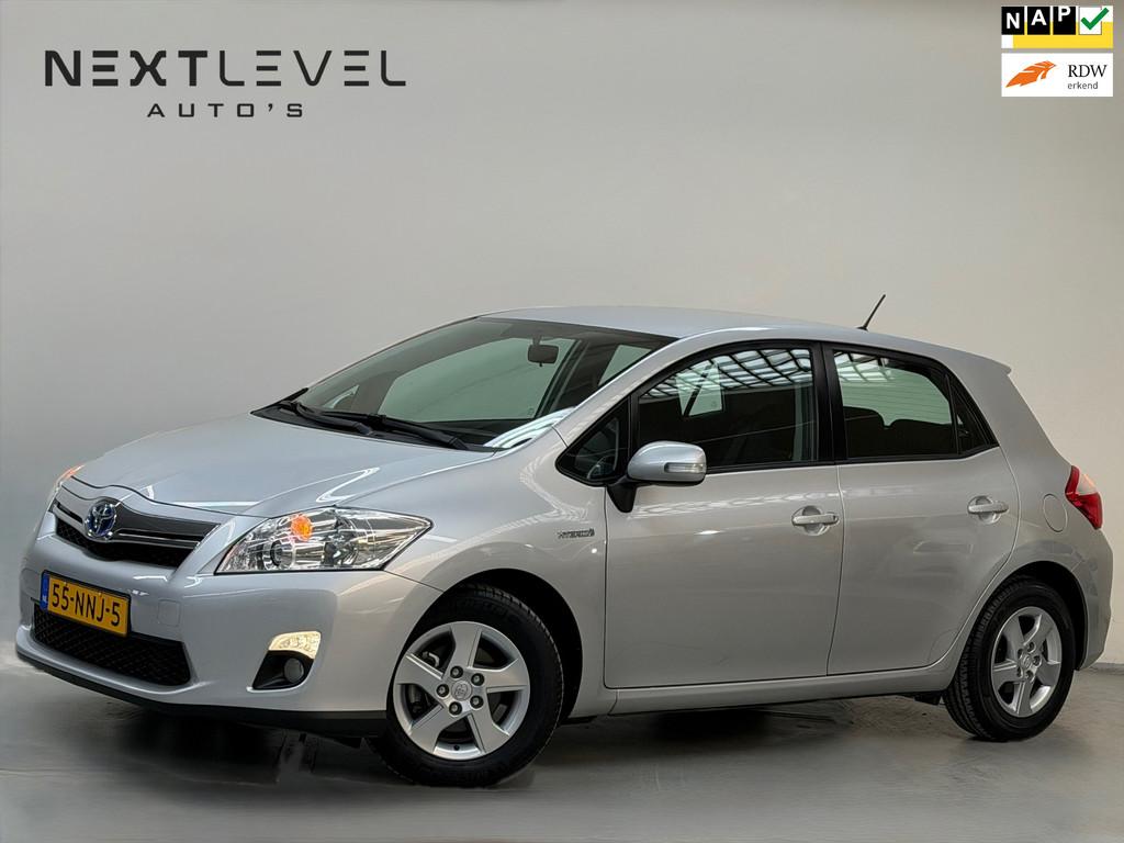 Toyota Auris 1.8 Full Hybrid Aspiration UNIEK 55.000 KM NAP, Euro 5, Stof, Zwart, 4 cilinders