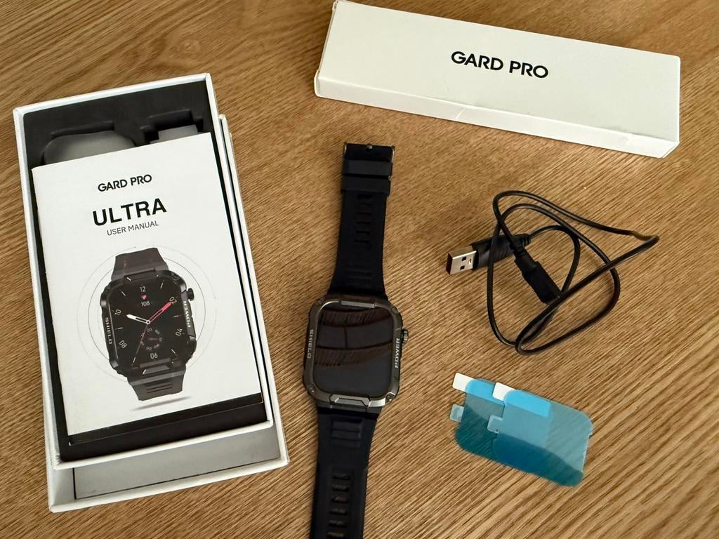 Gard Pro Ultra, Sieraden, Tassen en Uiterlijk, Smartwatches, Zwart, Ophalen of Verzenden, Zo goed als nieuw, Android