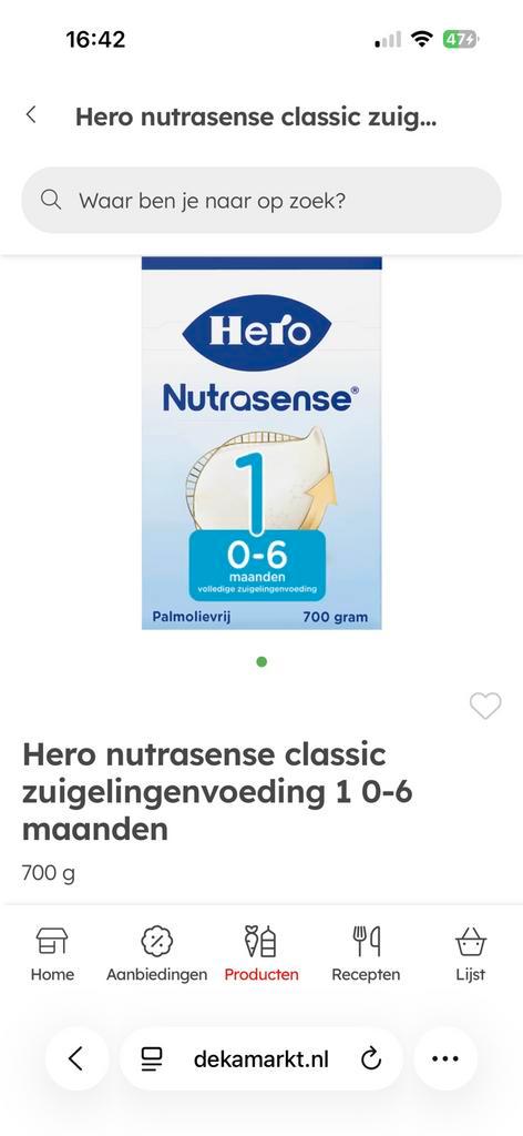 Hero baby voeding nieuw pak, Kinderen en Baby's, Babyvoeding en Toebehoren, Zo goed als nieuw, Overige typen, Ophalen