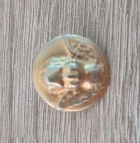 Broche, Ophalen of Verzenden, Zo goed als nieuw, Geel, Overige materialen