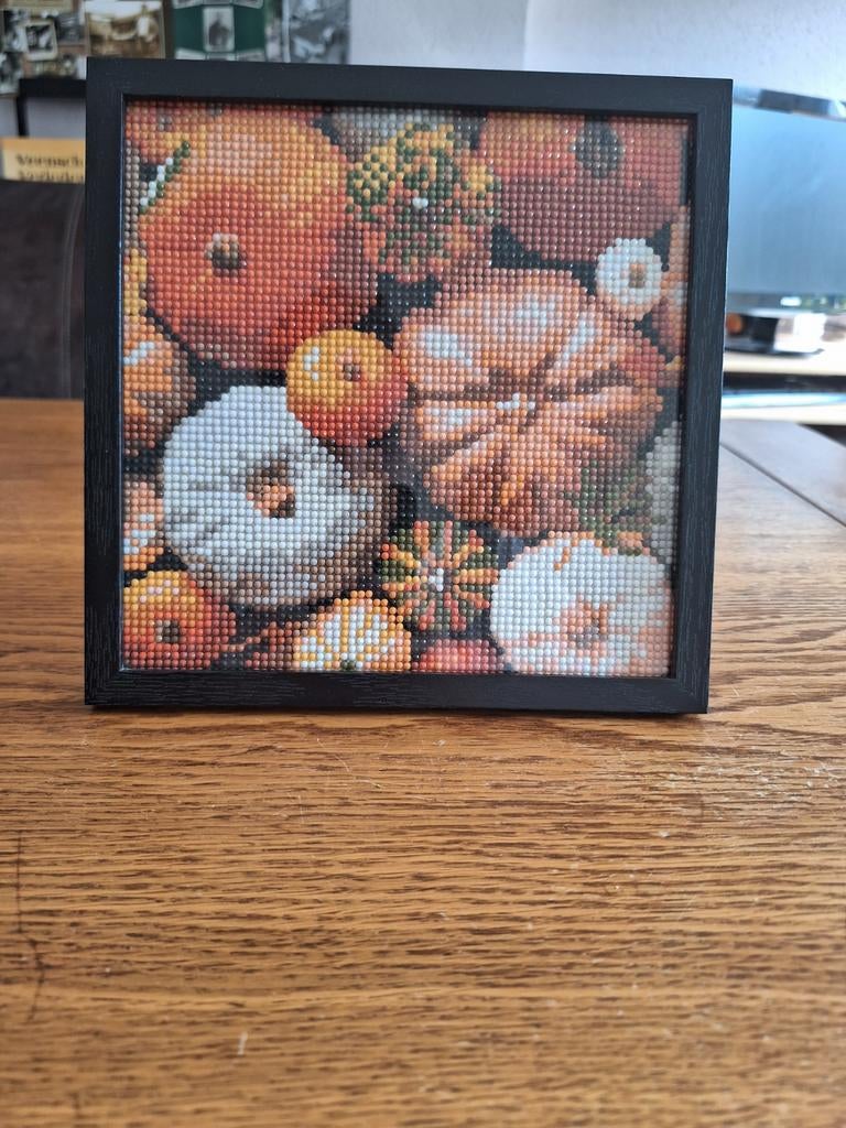 Diamond painting schilderij pompoenen, Ophalen of Verzenden, Minder dan 50 cm, Schilderij, Minder dan 50 cm