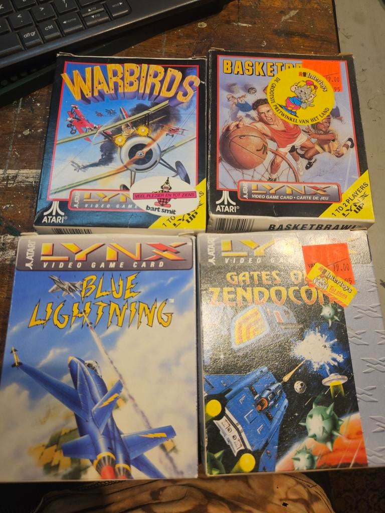 Atari Lynx Games: Warbirds, Basketbrawl, Blue Lightning,, Ophalen of Verzenden