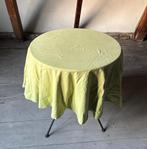 Round folding table with 3 tablecloths, Huis en Inrichting, Tafels | Bijzettafels, Ophalen, Gebruikt, Metaal of Aluminium, Rond